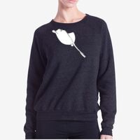 Ladies' Raglan Pullover Long Sleeve Crewneck Sweatshirt Thumbnail