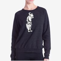 Ladies' USA Made Raglan Triblend Crewneck Sweatshirt Thumbnail