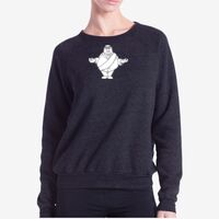 Ladies' USA Made Raglan Triblend Crewneck Sweatshirt Thumbnail