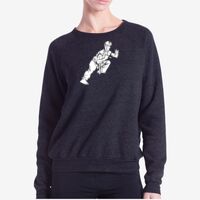 Ladies' USA Made Raglan Triblend Crewneck Sweatshirt Thumbnail