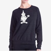 Ladies' USA Made Raglan Triblend Crewneck Sweatshirt Thumbnail