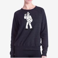 Ladies' USA Made Raglan Triblend Crewneck Sweatshirt Thumbnail