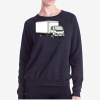 Ladies' USA Made Raglan Triblend Crewneck Sweatshirt Thumbnail