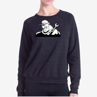 Ladies' USA Made Raglan Triblend Crewneck Sweatshirt Thumbnail