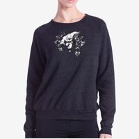 Ladies' USA Made Raglan Triblend Crewneck Sweatshirt Thumbnail