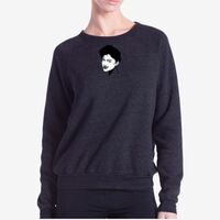 Ladies' Raglan Pullover Long Sleeve Crewneck Sweatshirt Thumbnail