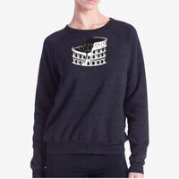 Ladies' Raglan Pullover Long Sleeve Crewneck Sweatshirt Thumbnail