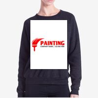 Ladies' USA Made Raglan Triblend Crewneck Sweatshirt Thumbnail