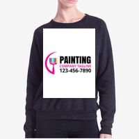 Ladies' USA Made Raglan Triblend Crewneck Sweatshirt Thumbnail