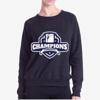 Ladies' Raglan Pullover Long Sleeve Crewneck Sweatshirt Thumbnail