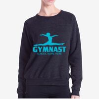 Ladies' Raglan Pullover Long Sleeve Crewneck Sweatshirt Thumbnail