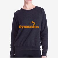 Ladies' Raglan Pullover Long Sleeve Crewneck Sweatshirt Thumbnail