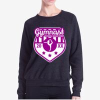 Ladies' Raglan Pullover Long Sleeve Crewneck Sweatshirt Thumbnail