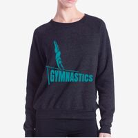 Ladies' Raglan Pullover Long Sleeve Crewneck Sweatshirt Thumbnail