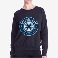 Ladies' Raglan Pullover Long Sleeve Crewneck Sweatshirt Thumbnail