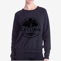 Ladies' Raglan Pullover Long Sleeve Crewneck Sweatshirt Thumbnail