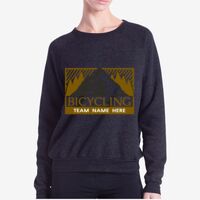 Ladies' Raglan Pullover Long Sleeve Crewneck Sweatshirt Thumbnail