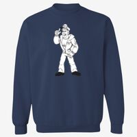 Adult USA Made Heavyweight Crewneck Sweatshirt Thumbnail