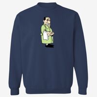 Adult USA Made Heavyweight Crewneck Sweatshirt Thumbnail