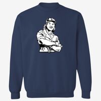 Adult USA Made Heavyweight Crewneck Sweatshirt Thumbnail