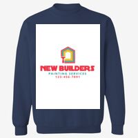 Adult USA Made Heavyweight Crewneck Sweatshirt Thumbnail