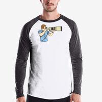 Men's USA Made Long-Sleeve Baseball Raglan T-Shirt Thumbnail