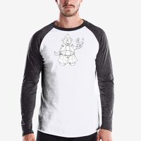 Men's USA Made Long-Sleeve Baseball Raglan T-Shirt Thumbnail