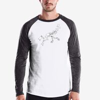 Men's USA Made Long-Sleeve Baseball Raglan T-Shirt Thumbnail