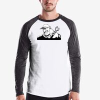 Men's USA Made Long-Sleeve Baseball Raglan T-Shirt Thumbnail