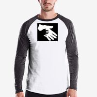 Men's USA Made Long-Sleeve Baseball Raglan T-Shirt Thumbnail