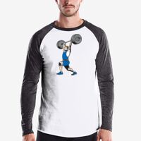 Men's USA Made Long-Sleeve Baseball Raglan T-Shirt Thumbnail