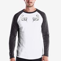 Men's USA Made Long-Sleeve Baseball Raglan T-Shirt Thumbnail