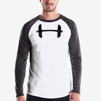 Men's USA Made Long-Sleeve Baseball Raglan T-Shirt Thumbnail