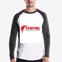 Men's USA Made Long-Sleeve Baseball Raglan T-Shirt Thumbnail