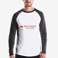 Men's USA Made Long-Sleeve Baseball Raglan T-Shirt Thumbnail