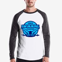 Men's 4.3 oz. Long-Sleeve Baseball Raglan Thumbnail