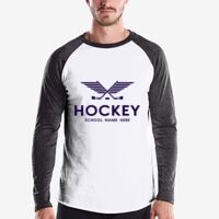 Men's USA Made Long-Sleeve Baseball Raglan T-Shirt Thumbnail