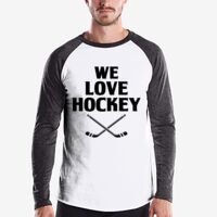 Men's USA Made Long-Sleeve Baseball Raglan T-Shirt Thumbnail