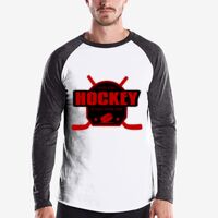 Men's USA Made Long-Sleeve Baseball Raglan T-Shirt Thumbnail