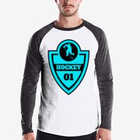 Men's USA Made Long-Sleeve Baseball Raglan T-Shirt Thumbnail