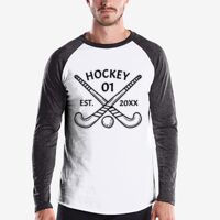 Men's USA Made Long-Sleeve Baseball Raglan T-Shirt Thumbnail