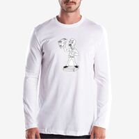 Men's USA Made Long-Sleeve Crewneck T-Shirt Thumbnail