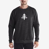 Unisex 6.5 oz. Heavyweight Loop Terry Triblend Long-Sleeve Crew Thumbnail