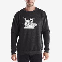 Unisex 6.5 oz. Heavyweight Loop Terry Triblend Long-Sleeve Crew Thumbnail