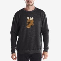 Unisex 6.5 oz. Heavyweight Loop Terry Triblend Long-Sleeve Crew Thumbnail