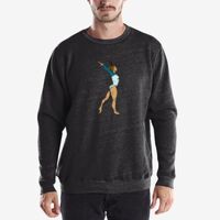 Unisex 6.5 oz. Heavyweight Loop Terry Triblend Long-Sleeve Crew Thumbnail