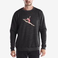 Unisex 6.5 oz. Heavyweight Loop Terry Triblend Long-Sleeve Crew Thumbnail