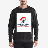 Unisex USA Made Heavyweight Triblend Crewneck Sweatshirt Thumbnail