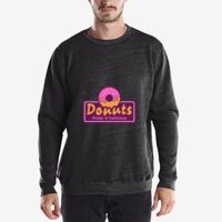 Unisex 6.5 oz. Heavyweight Loop Terry Triblend Long-Sleeve Crew Thumbnail