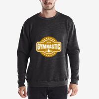 Unisex 6.5 oz. Heavyweight Loop Terry Triblend Long-Sleeve Crew Thumbnail